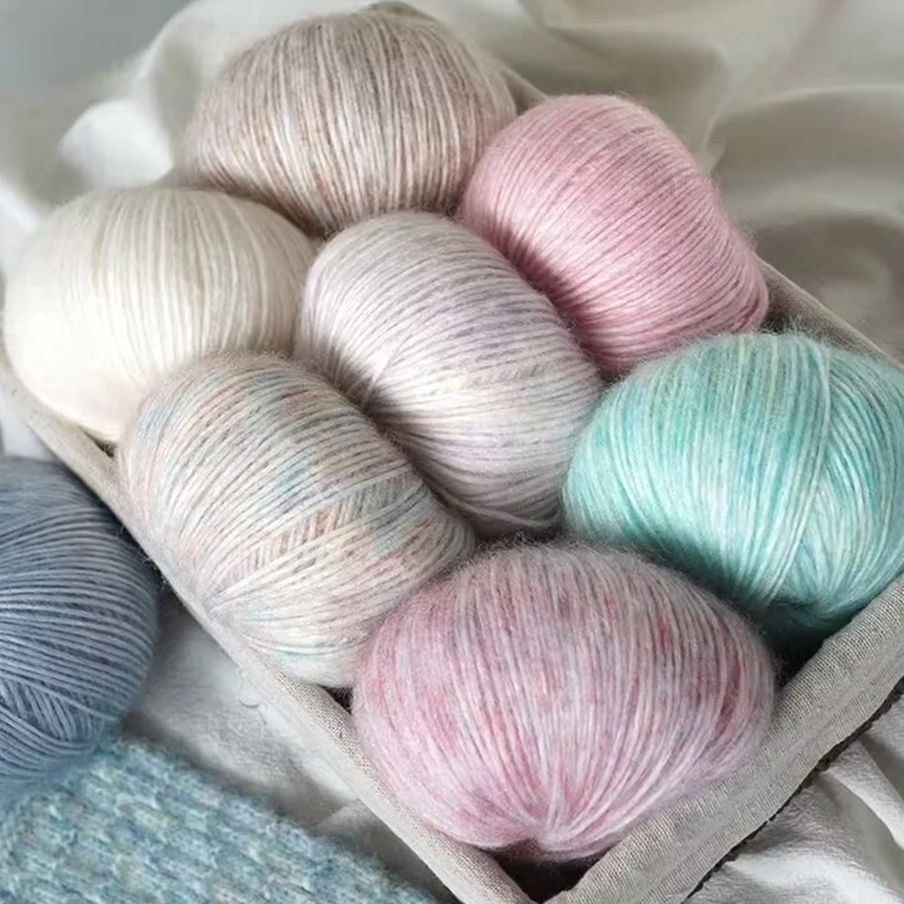 Wool Yarn Knitting Hand-knitted High-grade Worsted Woolen Wool for Cardigan Hat Sweater Mongolian Cashmere Thread 2