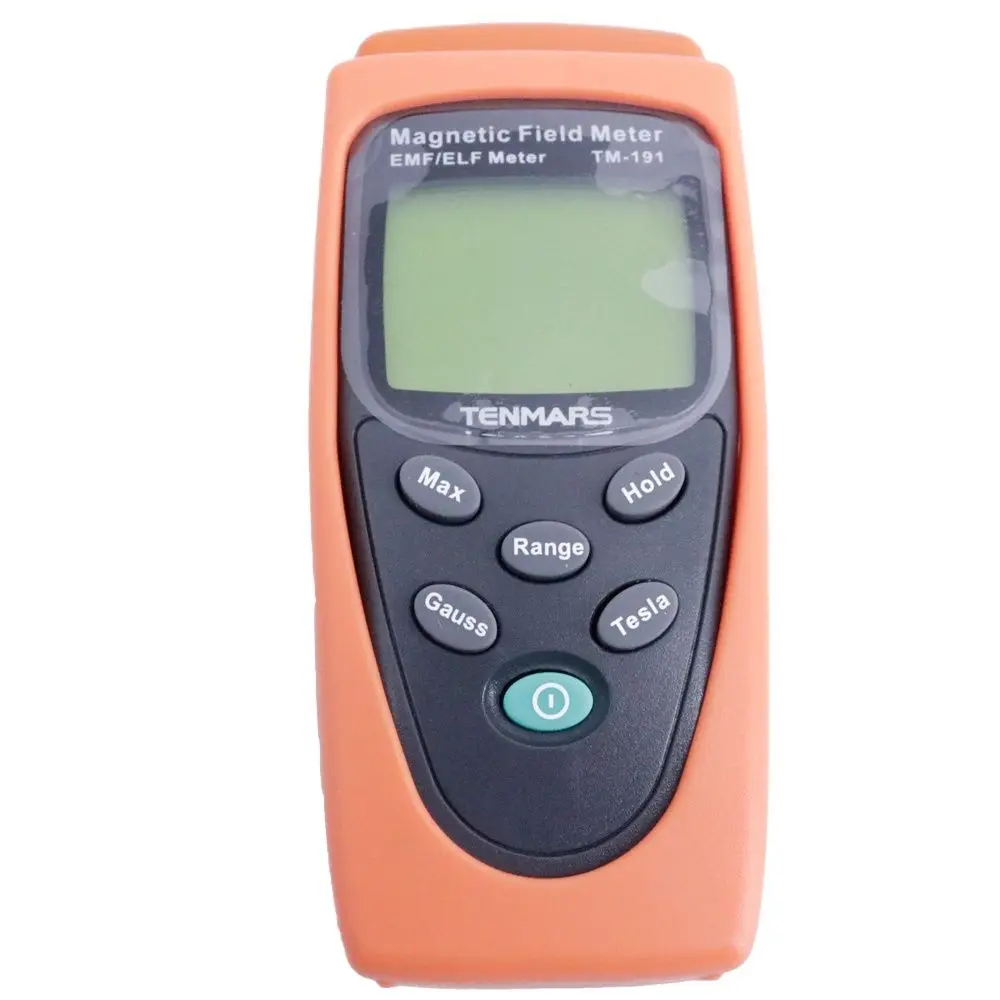 Tenmars TM-191 Digital EMF Meter Magnetic Field Gauss Meter Low Frequency(ELF) of 30 to 300Hz