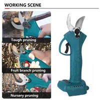 4 Gear Cordless Electric Pruner Rechargeable Pruning Shear Efficient Fruit Tree Bonsai Tree Branches Cutter for Makita Battery 2