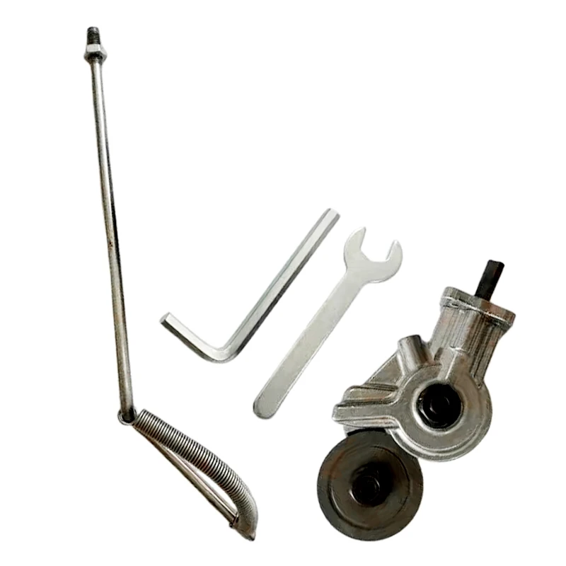 Electric Drill Plate Cutter Attachment Double Head Iron Metal Sheet Cutter Sawing Machine Plate Punch Scissors Free Cutting Tool