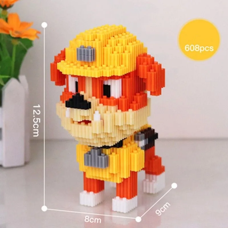 thumbnail image 1 of Mini bloques de construcción de perros de 6 estilos, figuras de Anime, Chase Skye, modelo Zuma, bloques, juguete educativo bonito, figura modelo de regalo para niños, 1 of 5