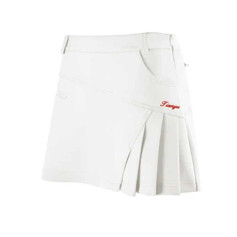 Women Golf Skirts Autumn Women'S Casual Pleated Skirt Athletic Sports Short Skorts Ladies Girl Anti-Exposure