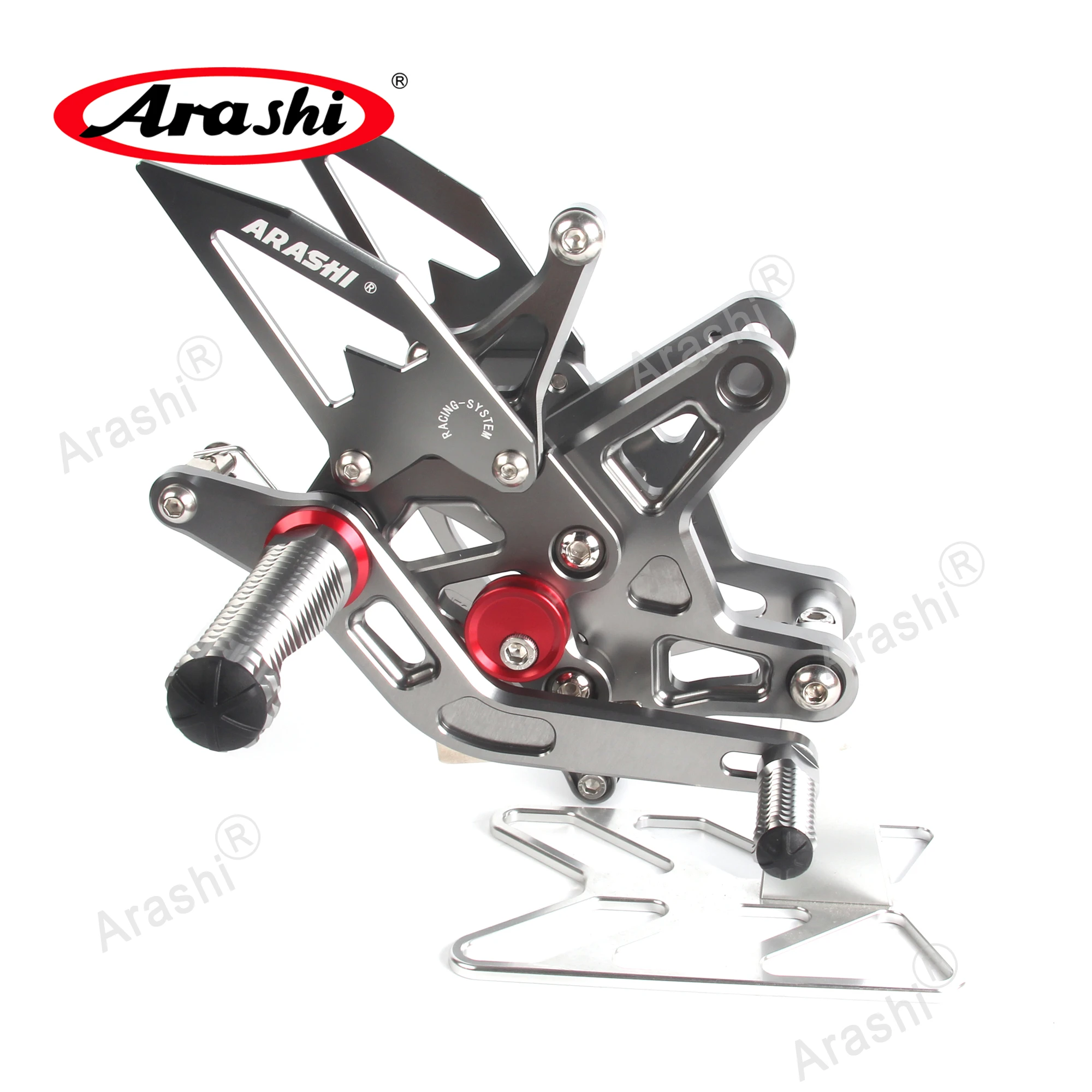 Arashi V2.0 Adjustable Rearset For KAWASAKI NINJA ZX6R 2025 GP