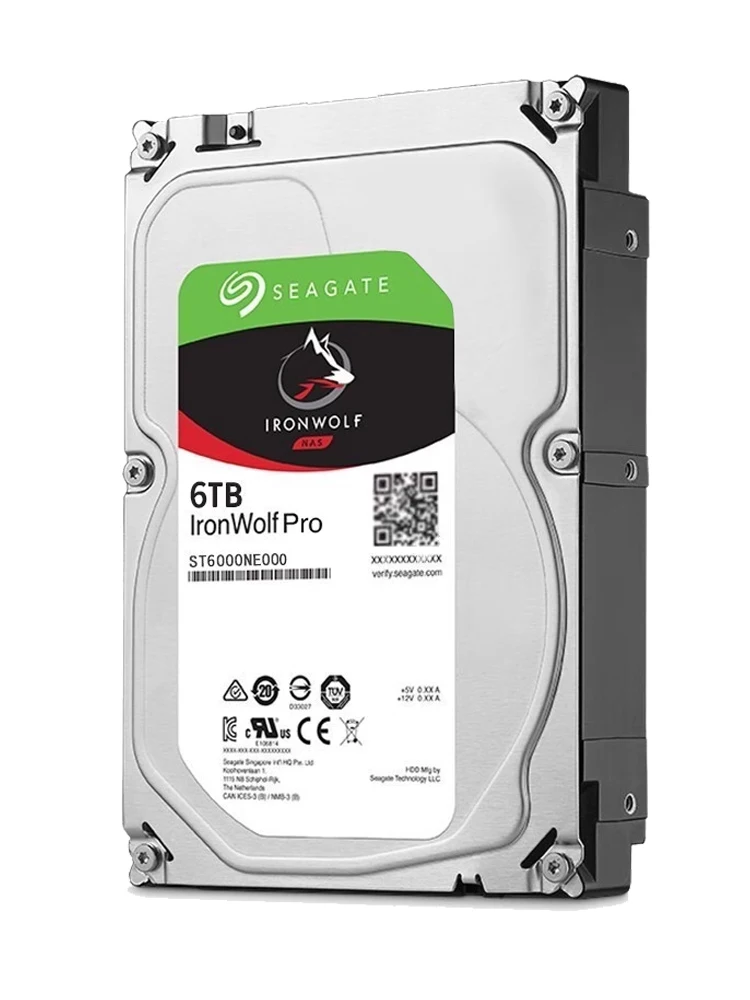 NAS HDD FOR Seagate ST6000NE000 IronWolf Pro 256MB 6TB Internal 3.5" SATA Hard Drive