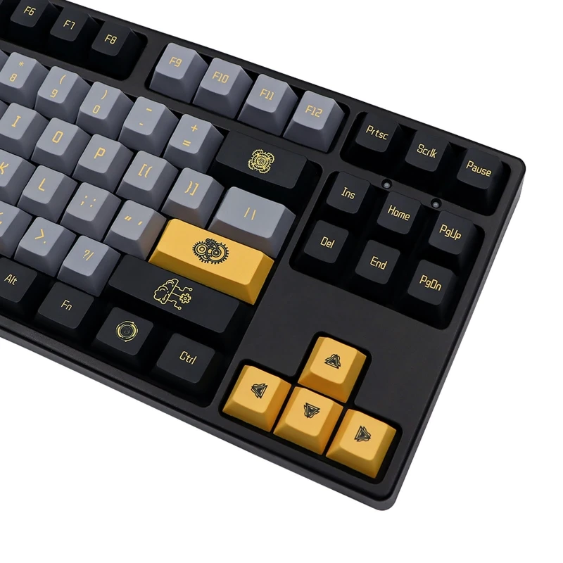 

Механическая клавиатура с сублимационным вишневым профилем Keycap, PBT Keycap, 143 клавиши/набор