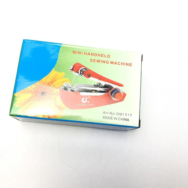 휴대용 미니 수동 재봉틀 - 다기능 의류 바느질 도구