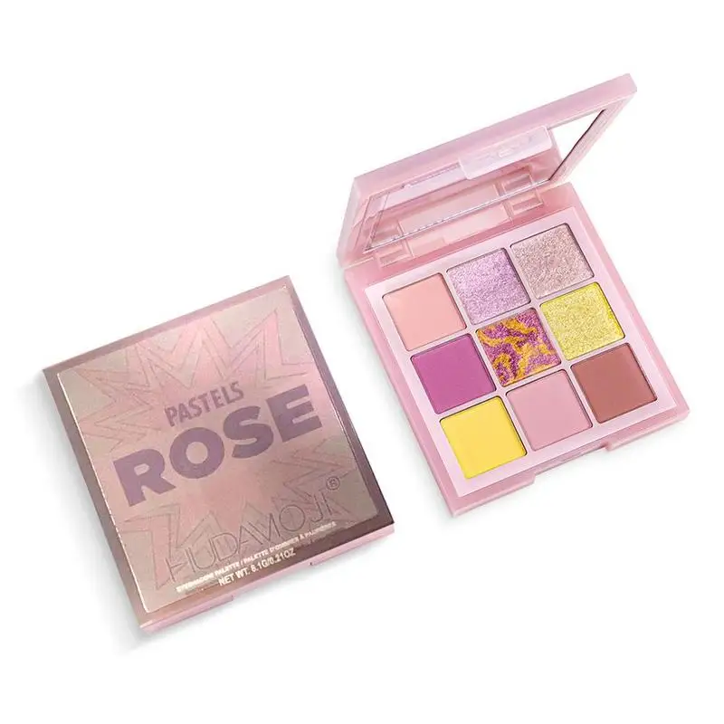 

The New Gemstone Eye Shadow Palette 9 Color Eyeshadow Matte Shimmer Glitter Pigmented Makeup Eye Shadow Waterproof Cosmetic