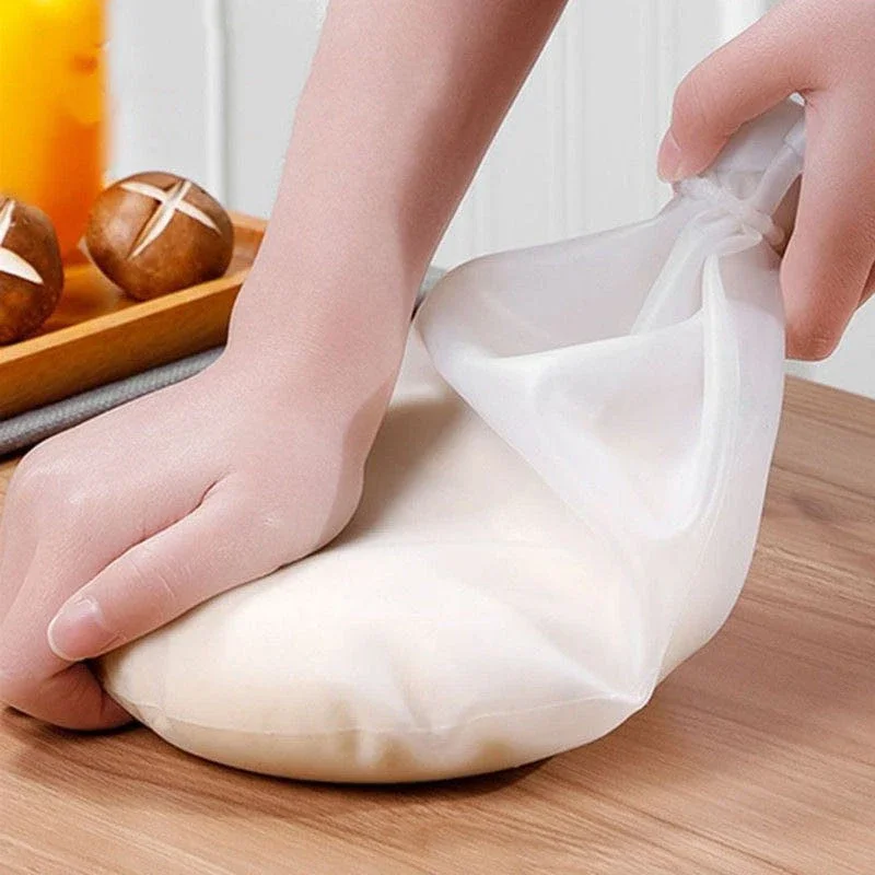 Dough Mixer Dough Kneading Bag 3kg/6kg Kitchen Silicone Kneading Bag Dough Flour Mixer Bag For Bread Pastry Pizza Nonstick Baking Multipurpose Flour Mixing
