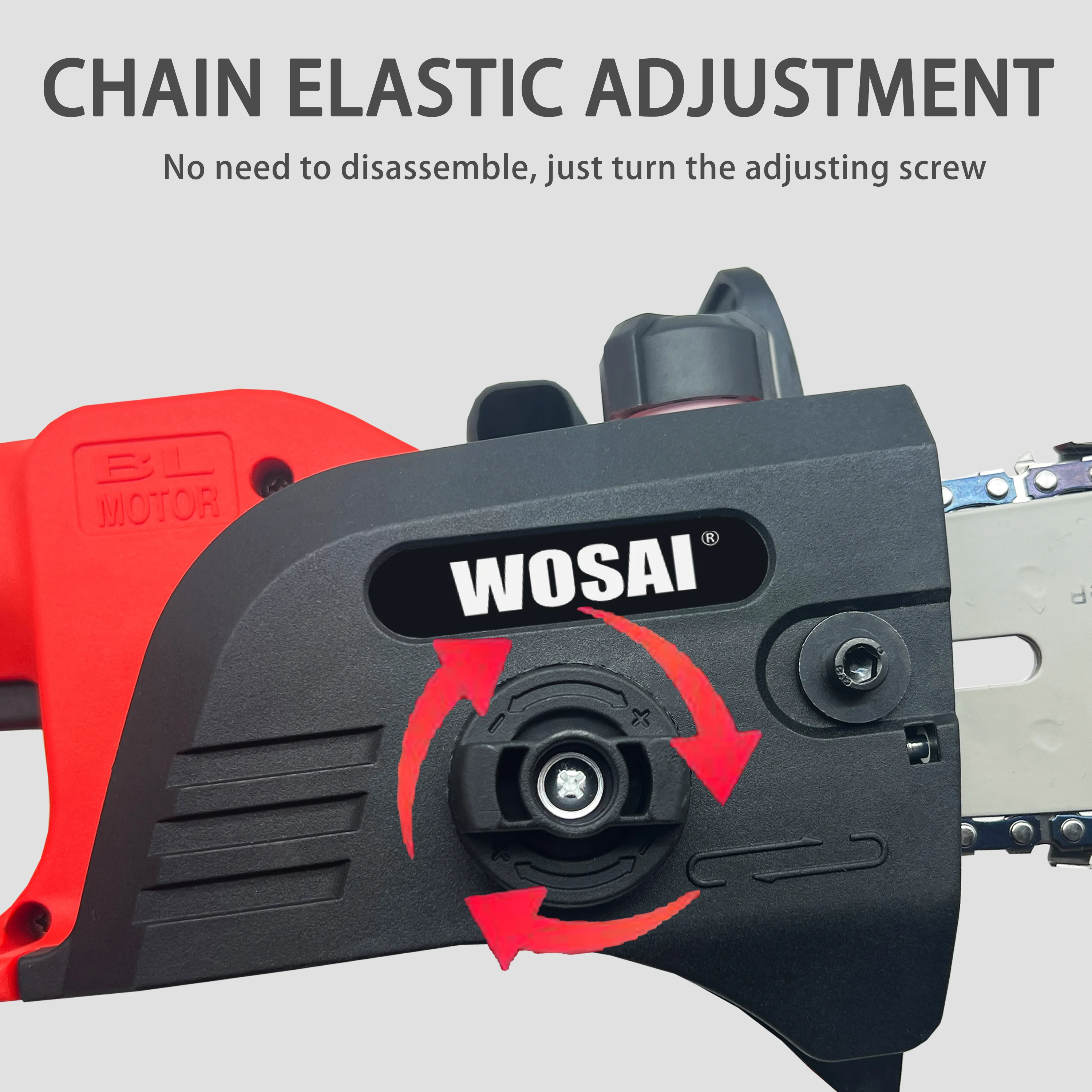 ODM Service 20V Cordless Garden Tools Professional Electrical Power Portable 12 Inch Brushless Chain Saw