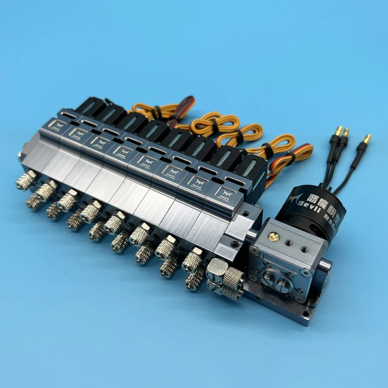 RCModelHydraulicValveHydraulicPumpIntegratedSystemMultichannel