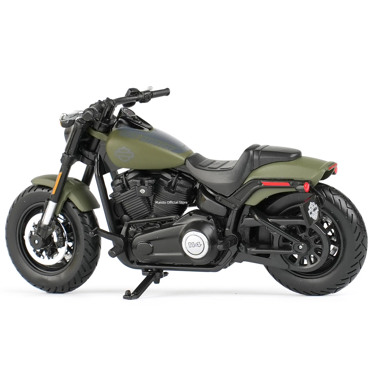 Maisto-Modèle réduit de moto Harley-Davidson Fat Bob 2022, échelle 1:18, véhicule moulé sous pression, moto de collection, jouet, loisir