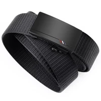 Men's Woven Belt Nylon Material Toothless Automatic Buckle Belts For men, Outdoor Sports And Leisure Strap, Fashion Jeans Belt - Image 5