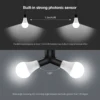 15W E27 LED Dusk to Dawn Night Light Bulb With Light Sensor Smart  Lamp Auto ON/OFF Switch Porch Stairs Garden Home Decoration 5