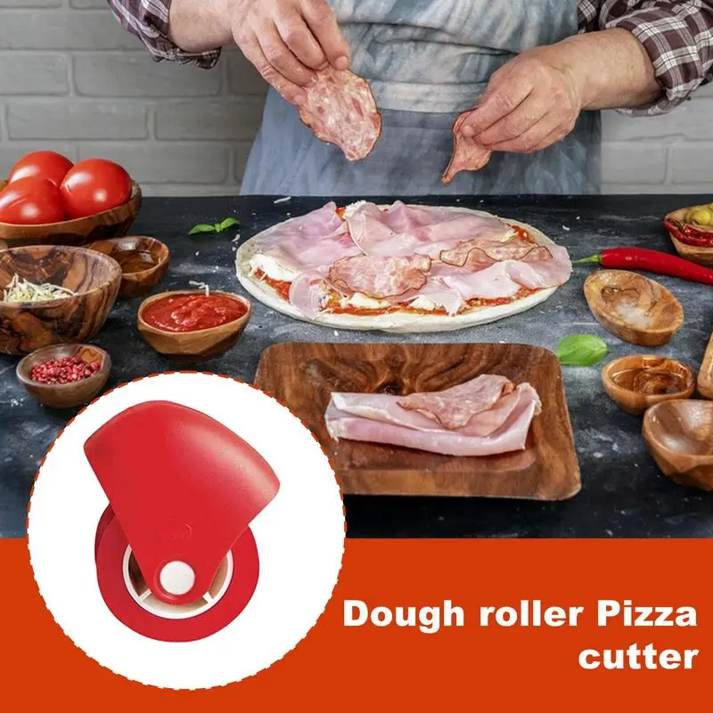 Multifunctional Roller Cutter Multi-purpose Pizza Cake Dough Slicing Tool Baking Kitchen Accessories Plastic Blade Wheel