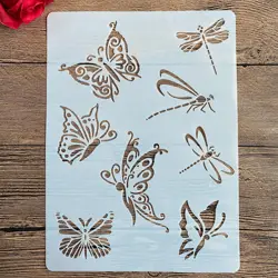 Sunflower DIY Stencil for Wall Art and Scrapbooking - A4 Size Decorative Template (325)