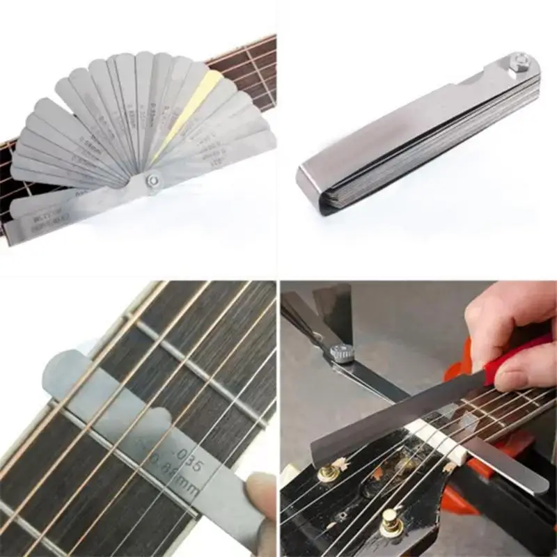 Guitar Action Gauge Guitar Luthier Tools Luthier Notched Radius Gauge String Action Ruler Measuring Tool For Bass Setup