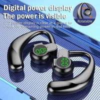 Bone Conduction Wireless Headphones 180 Degree Rotatable Bluetooth Handsfree Ear Hooks Noise Canceling Earphones with Microphone - Image 2