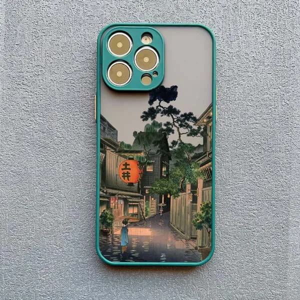 Japanese Aesthetic Landscape Phone Case - Artistic Scenery Back Cover