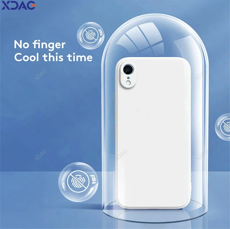 Premium Liquid Silicone Phone Case - Soft Solid Color Back Cover