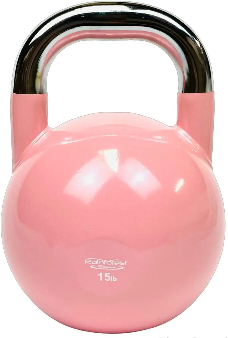 

Rainforest Competition Kettlebell 15 LB \u2013 Professional Grade Kettlebell for Fitness, Weightlifting, Core Training \u2013 D