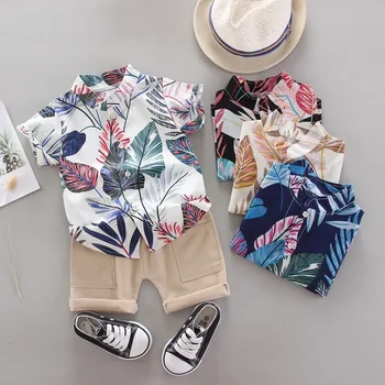 2 pezzi set di abbigliamento per bambini per ragazzi abiti per neonati vestiti per bambini moda vestito per neonato vestiti casual estivi set top pantaloncini