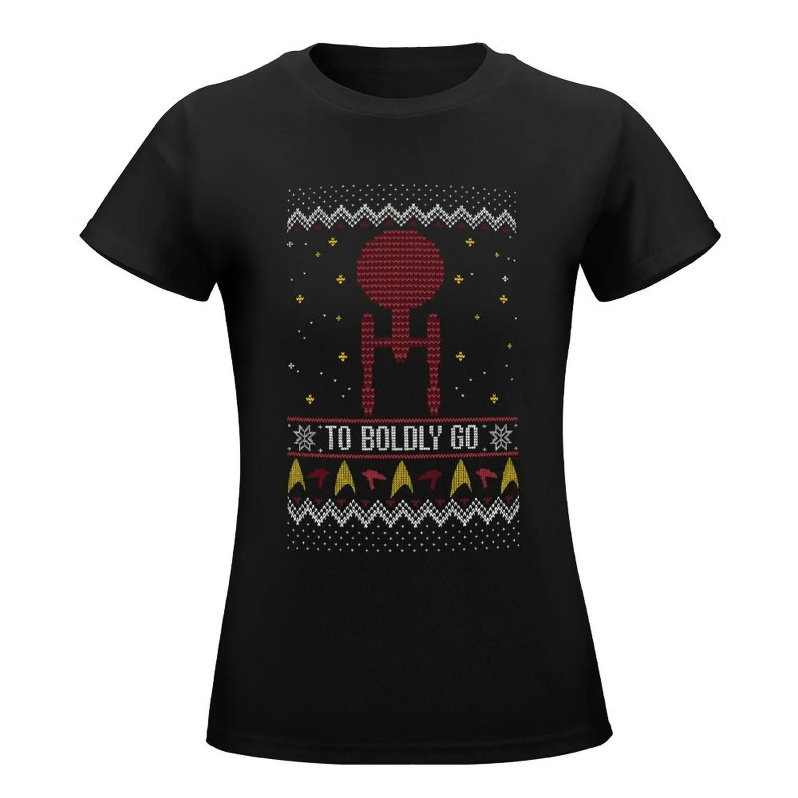 Star Trek Nuova Generazione Per Andare Audacemente Brutta T-Shirt Fresca Move Top Tee Novità Bella Casa