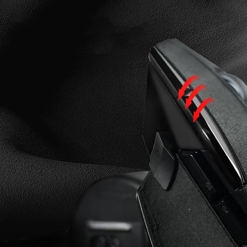 Fita do Patim do Aperto do Rato Couro Antiderrapante Suor Antiderrapante Adesivo Artesanal para Logitech G502x - Imagem 4