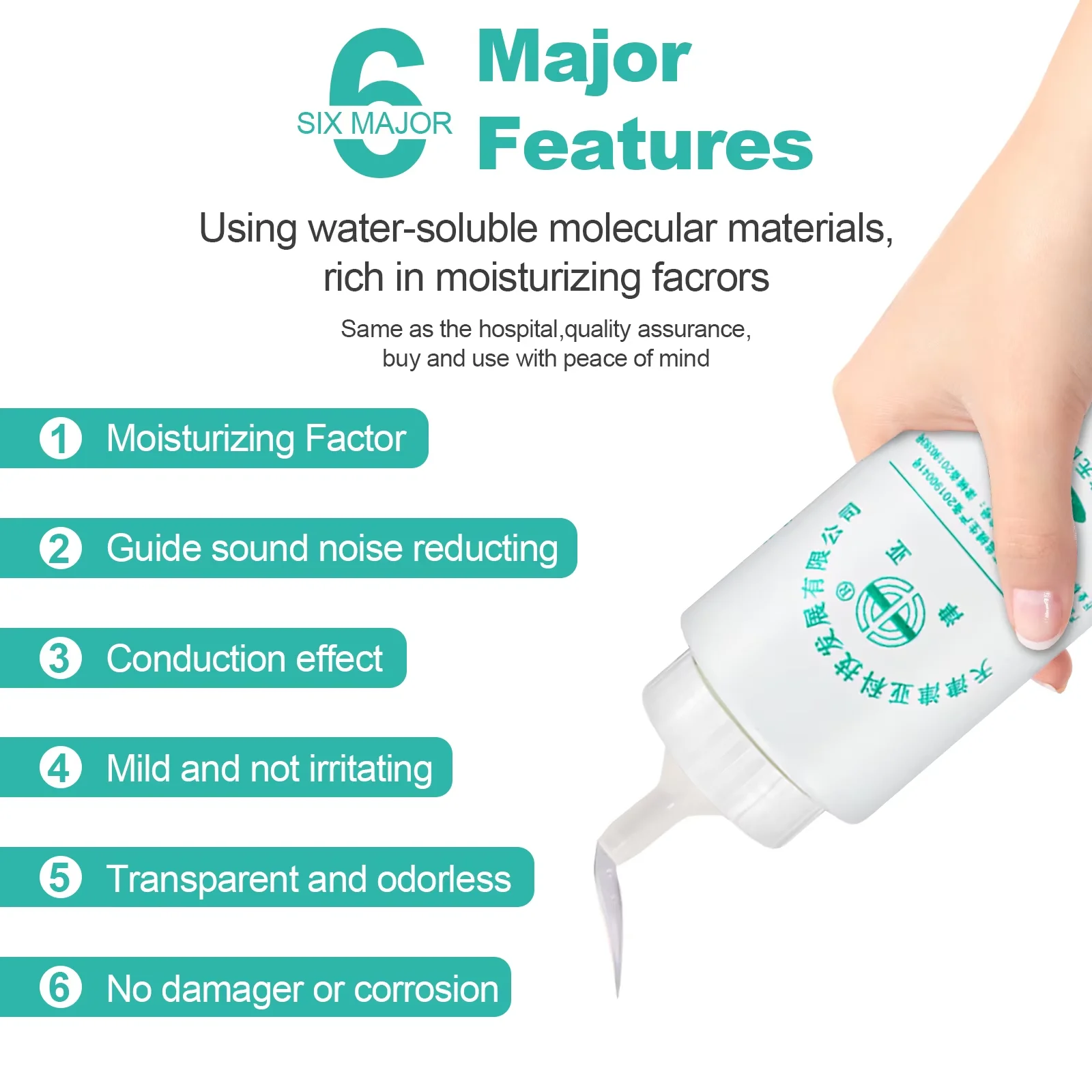 2PCS Ultrasonic Transmission Couplant Gel Conductive Jelly for Beauty Salon Apparatus Laser Hair Removal Beauty Machine Special skin care device