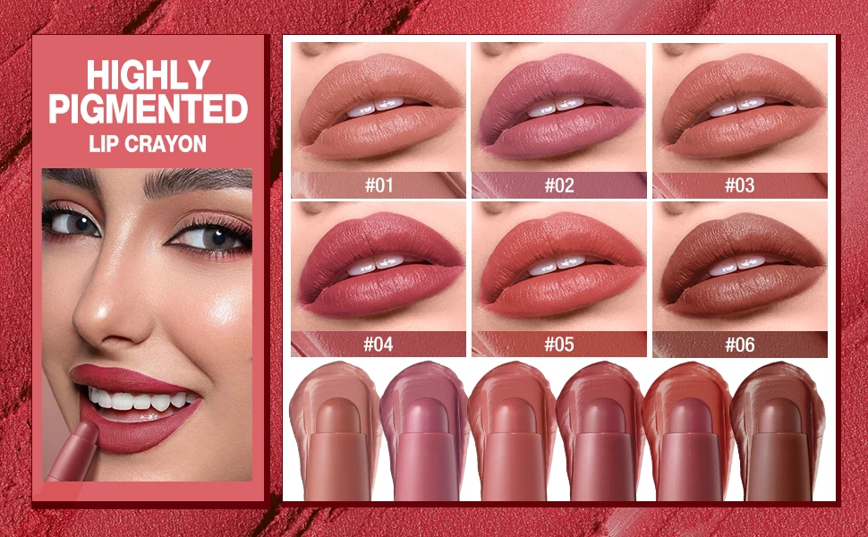 Smooth Matte Lipstick Long-lasting Moisturising Lip Glaze Pen_voghion.com