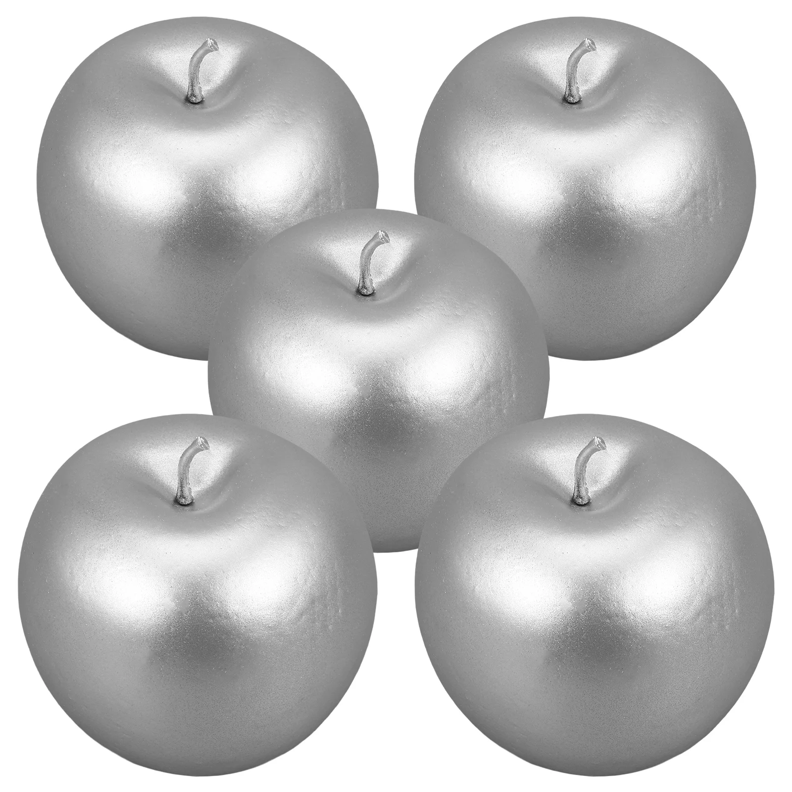 

5 Pcs Simulation Fruit Model Artificial Apples Centerpieces Fake Foams Fruits Models Window