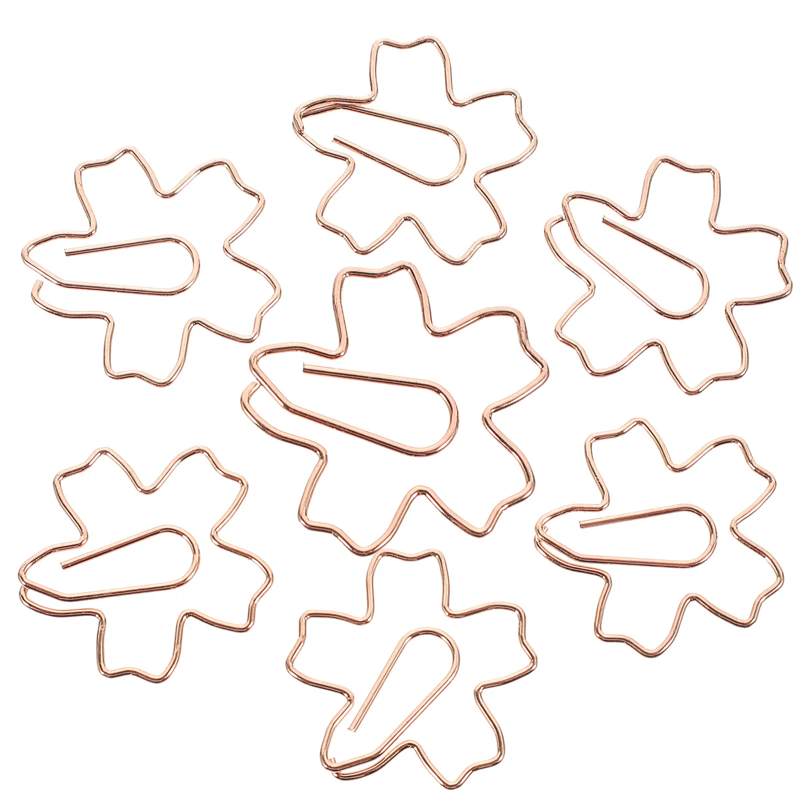 36Pcs 우아한 모양의 북마크 클립 사무실 홈 학교 노트북 달력 스크랩북 사진을위한 장식 금속 종이 클립