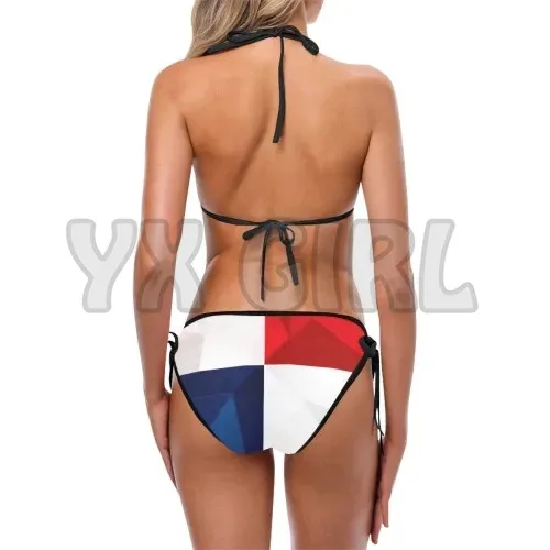 Panama Swimwear Vintage 2-Piece Bikini  3D All Over Printed Sexy Bikini Summer Women For Girl Beach Swimsuit Cosplay Clothes