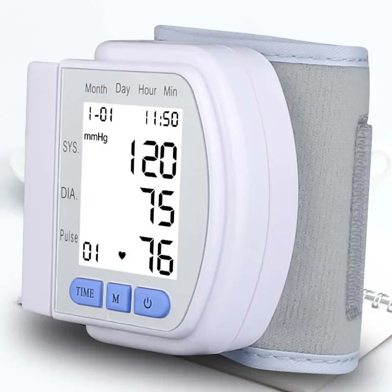 Digital Wrist Blood Pressure Monitor Medical Upper Arm Sphygmomanometer Automatic Tonometer Tensiometro Blood Pressure Meter blood pressure monitor blood pressure meter