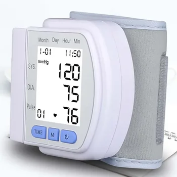 Digital Wrist Blood Pressure Monitor Medical Upper Arm Sphygmomanometer Automatic Tonometer Tensiometro Blood Pressure Meter 1