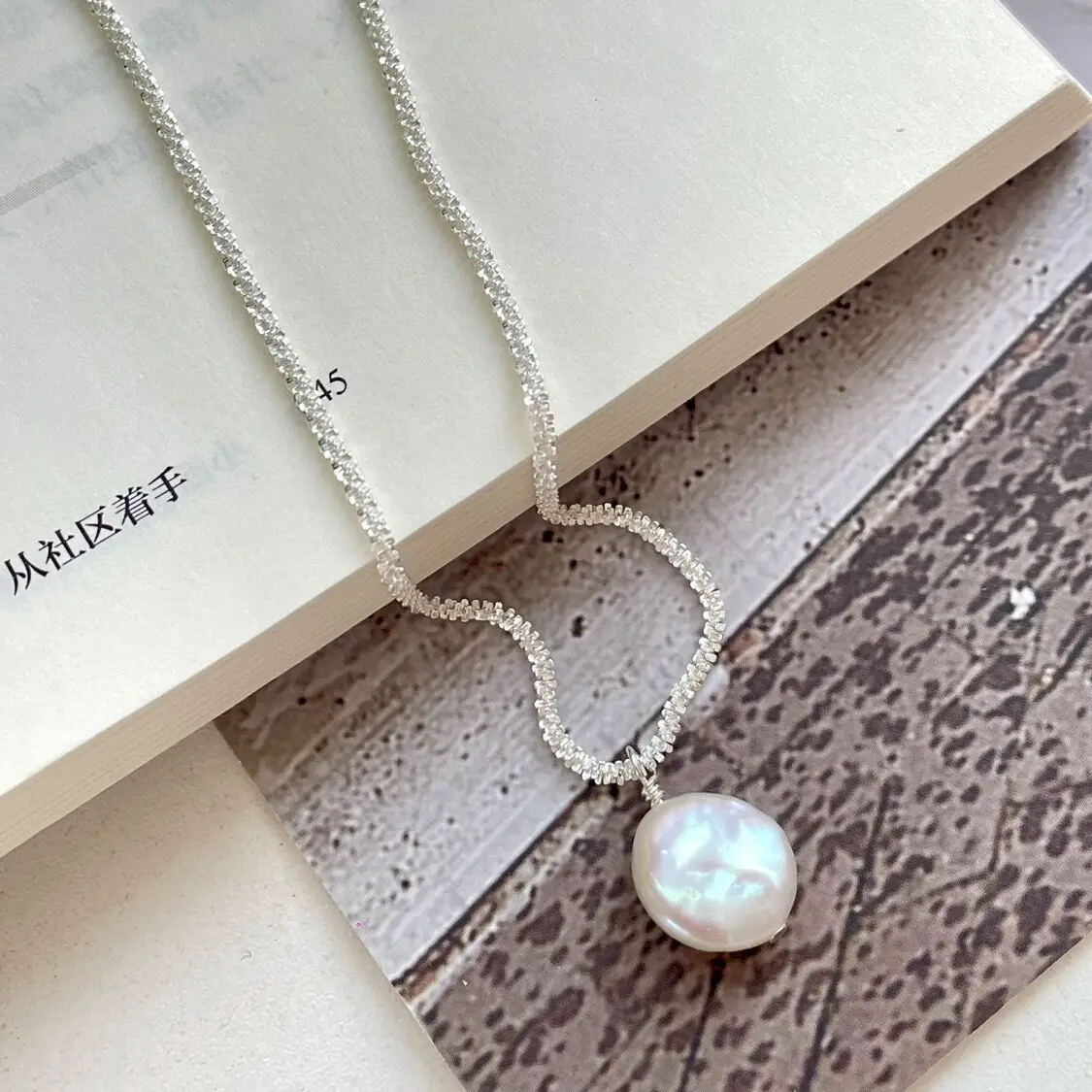 Neue Funkelnde Runde Perlenkette Aus 925Er-Sterlingsilber, Schlichter Stil, Charm-Anhänger, Halsband, Geburtstagsgeschenk Für Frauen, Edler Schmuck S9A38De2Ff0D9492Cbf47E58Eeed9F45B2
