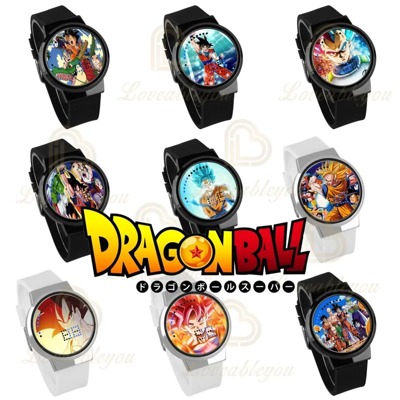 Majin Buu Dragon Ball Z Touch Led Watch Per Teen Anime Creative Electronic Student Orologi Luminosi Regalo Di Compleanno Di Natale