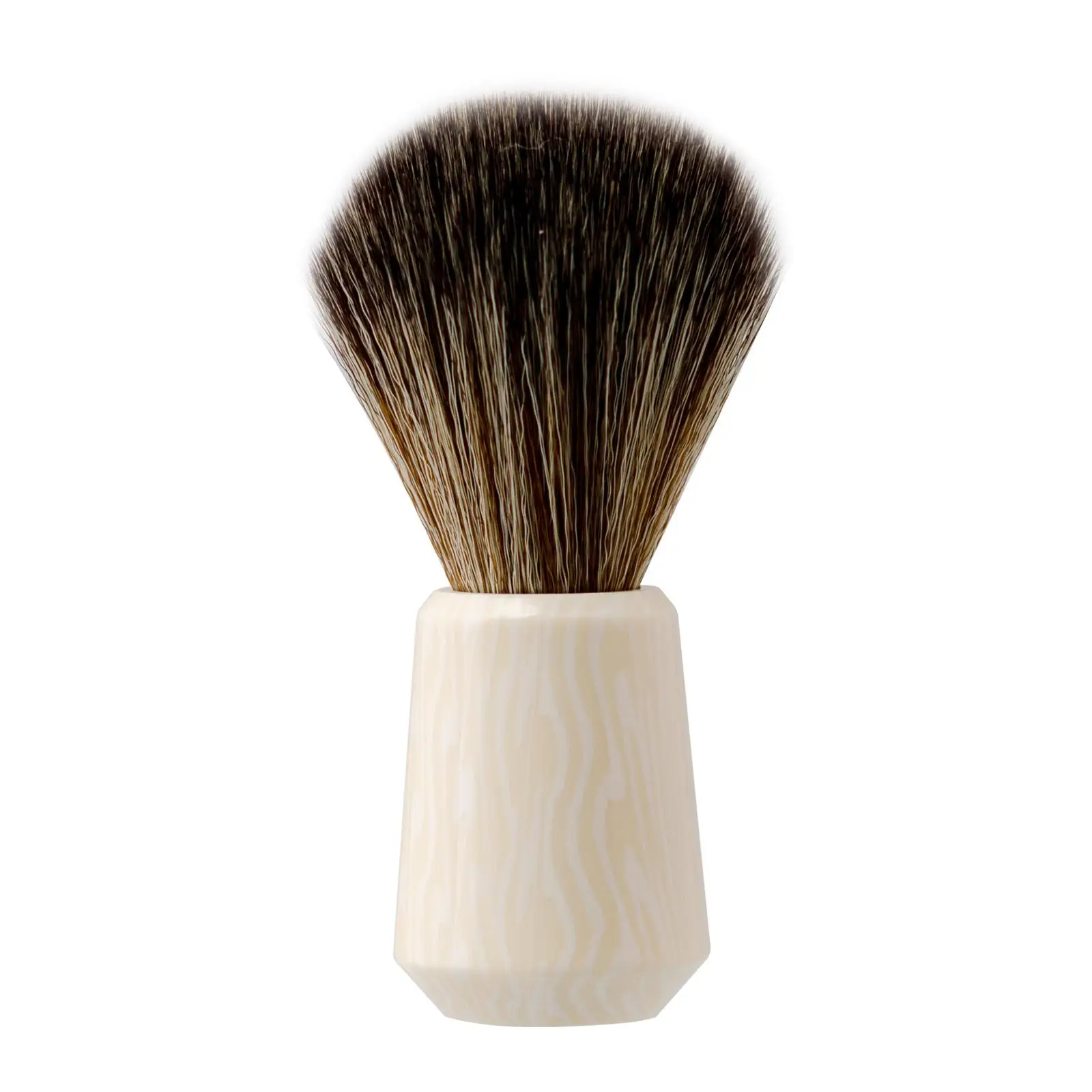 Beard Shaving Brush for Father Husband Shaving Accessory Easy Foaming Resin Handle Nylon Bristles Hair Salon Tool for Hair Salon