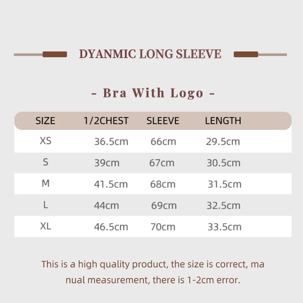 Dynamic Long Sleeve Crop Top with Logo Women Short Sleeve Yoga Top Light Weight Gym Crop Top Seamless Bicycle Sports Long Sleeve 6