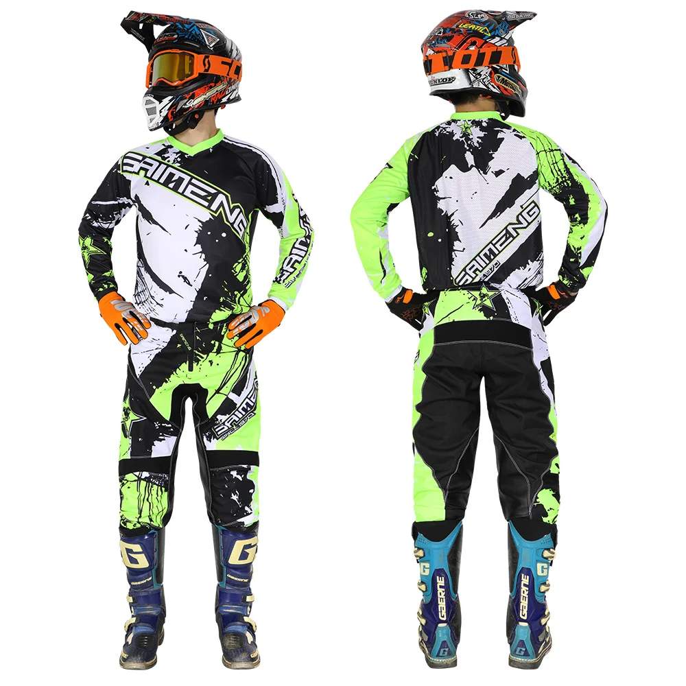 Youth Motocross Gear Set MX Moto Jersey Set,  20 22 24 26 28 2021,  ATV     Ʈ