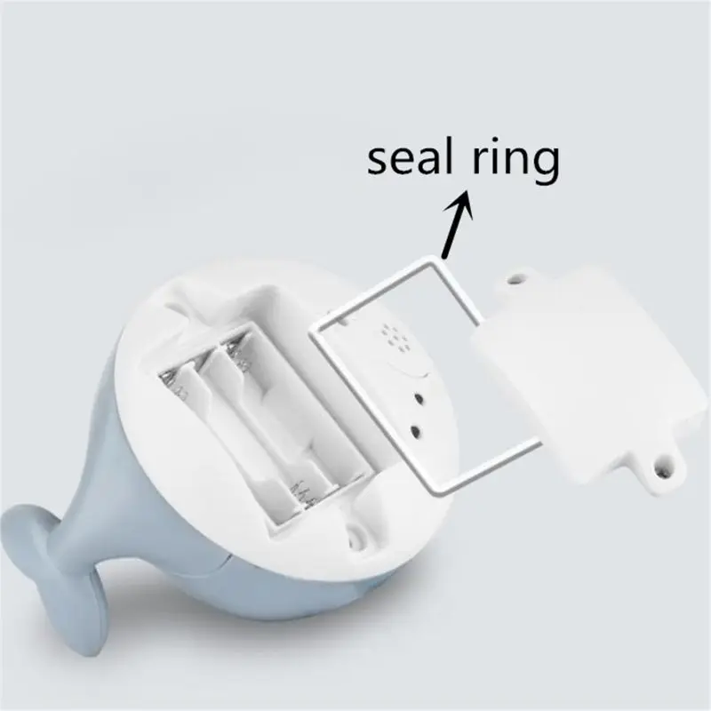 Water Sprinkler Baby Shower Bath Toy Water for Play Light Up Whale Toy Swimming Pool Toy Funny Gift for Boys Girls 4