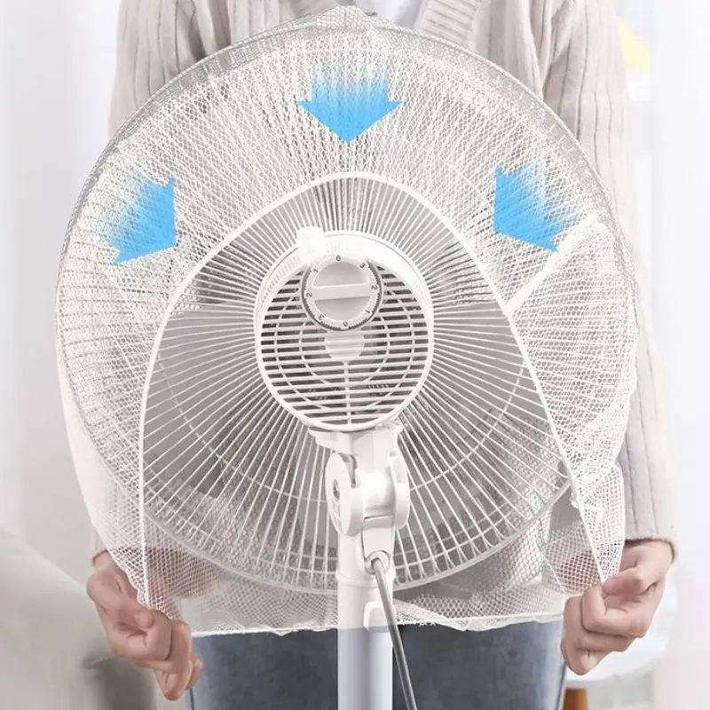 Child Baby Anti-pinch Electric Net Fan Protection Covers Kids Finger Guards Round Fan Electric Cover White Black Universal