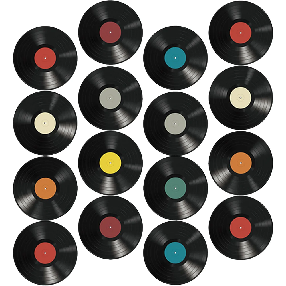 

Wall Mount Record Stickers Decorative Records Wall Decors Room Coffee Personalized Interior Wall Decor CD Old Record Decor