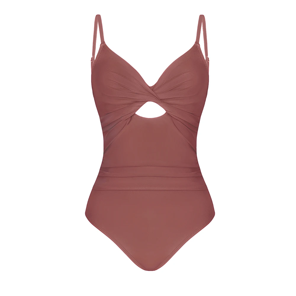 CUPSHE One Piece Swimsuit for Women Bathing Suit Cut Out Cross
