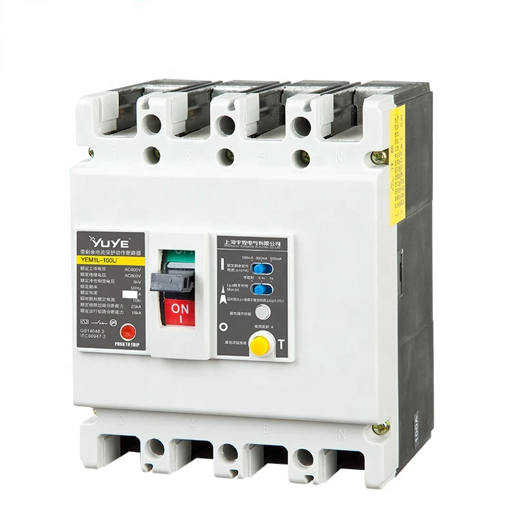 

YUYE YEM1L-630M/3P 630A molded case circuit breaker circuit breaker box keeps tripping for panel