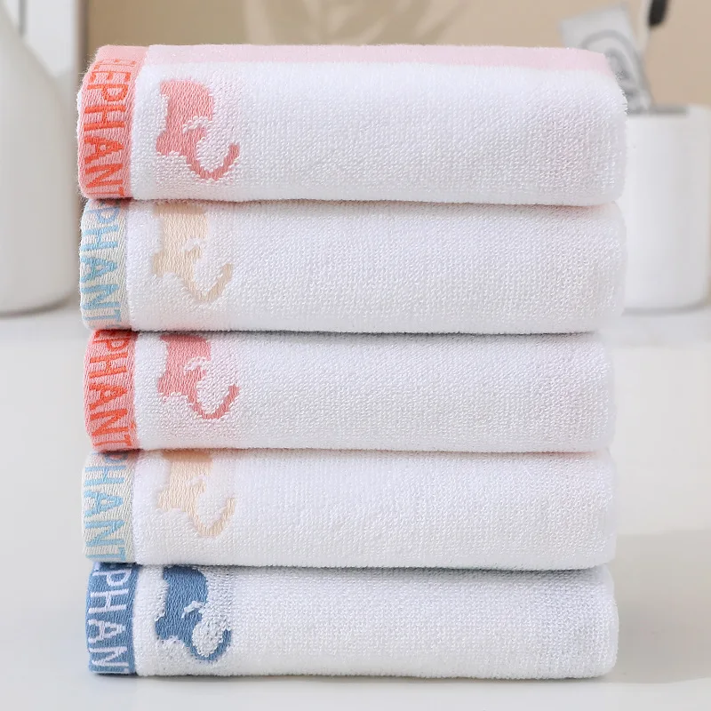 Soft Cotton Baby Towels Cartoon Children Bath Towel Newborns Handkerchief Bathing Face Washcloth Shower Towel 50x25cm