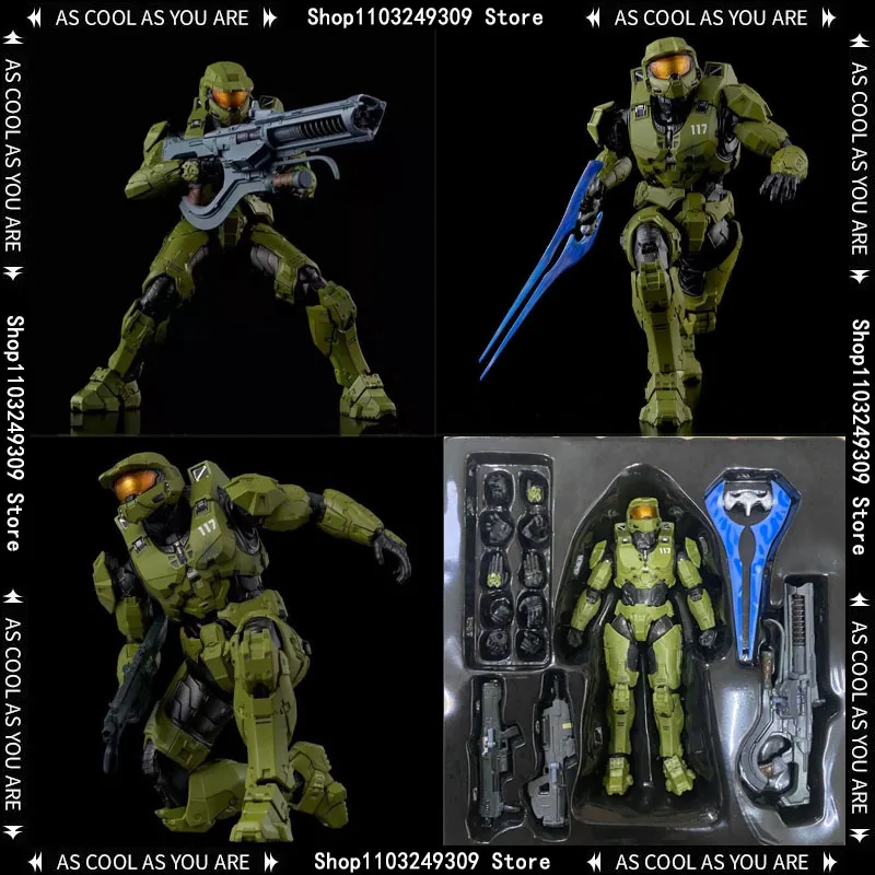 Animazione Halo Halo Halo Mille Value Practice Infinite Serant Mk-6 Hands-On Toy Model Gifts Ornamenti Mobili Fatti A Mano