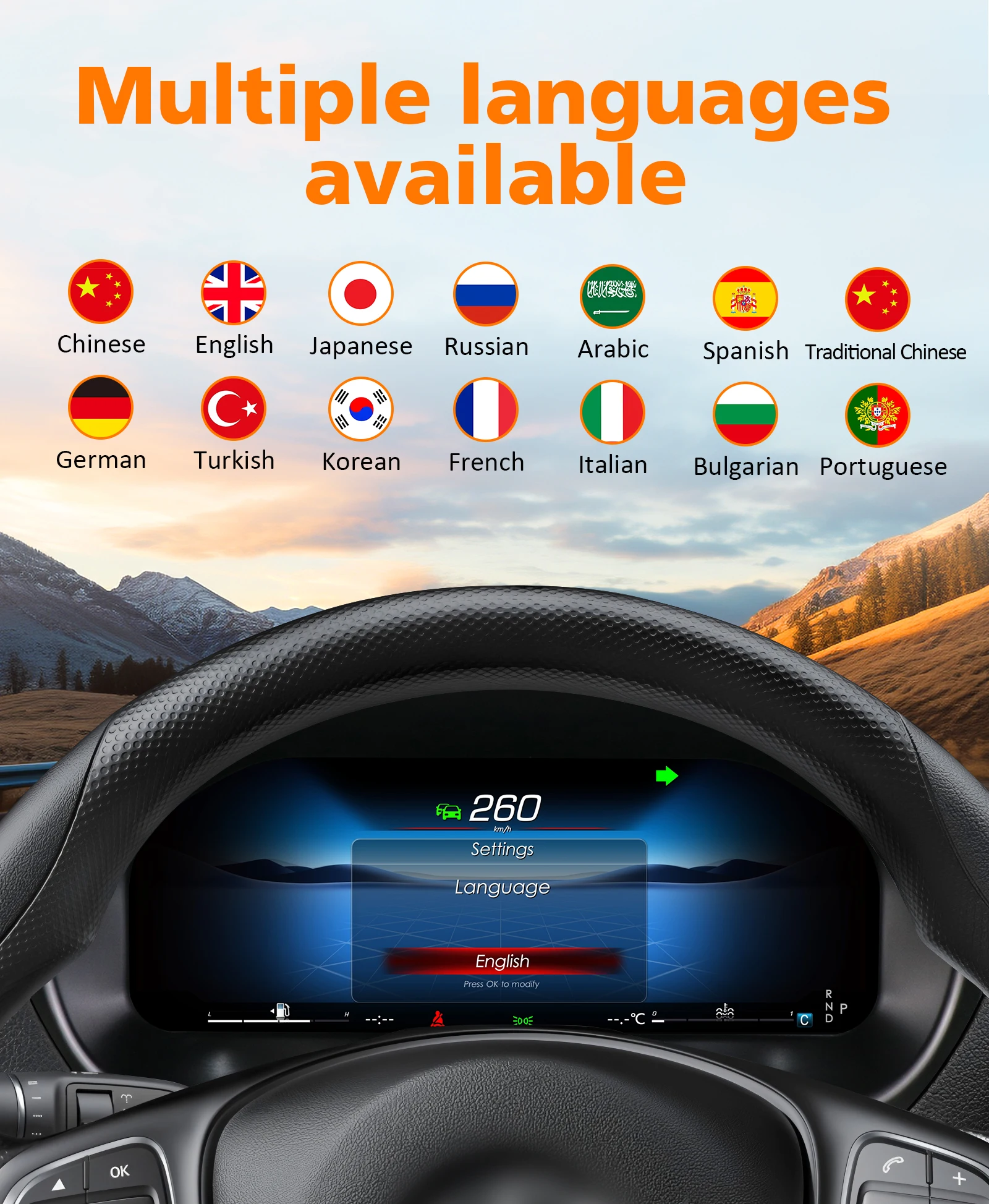 Panel de Instrumentos Digital para Mercedes-Benz Vito 2016 2017 2018 - 2023, Panel de Control Virtual, Pantalla HD de 1920*1200 5