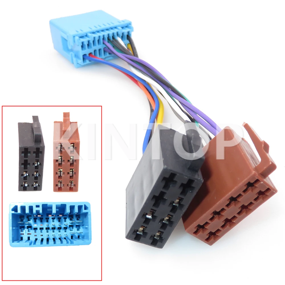 Car Radio Wiring Harness Adapter - Compatible With Chevrolet, Chrysler, Hummer, Buick & Suzuki