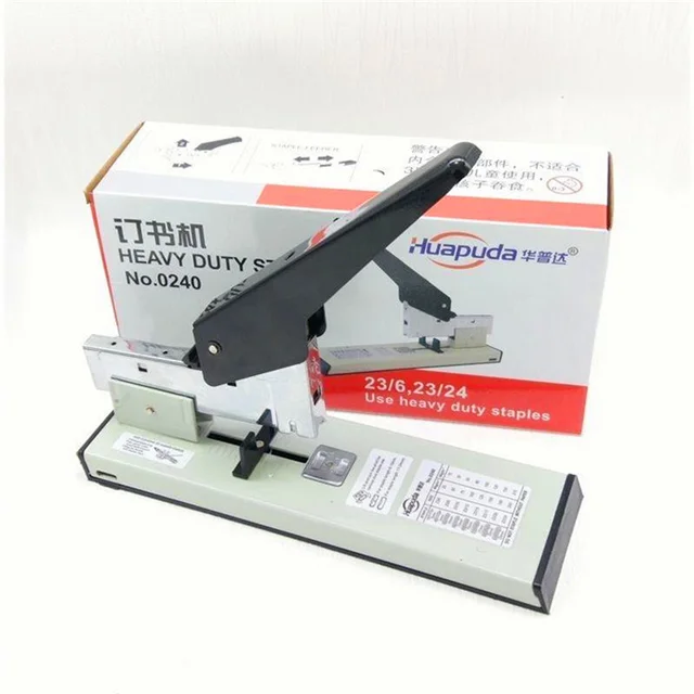 Large Capacity Paper Binding Stapler Heavy Duty Stapler Bookbinding Stapling Staples Hand Operated Stapler