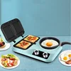 800W 4 In 1 Breakfast Making Machine 1500W Electric Sandwich Maker Multifunction Bread Maker Non-stick Pizza Frying Pan Toaster 1